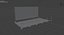 レッドカーペットと背景の3Dモデル