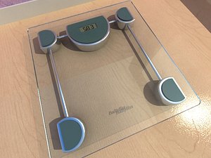 3dsmax scales weighing machine