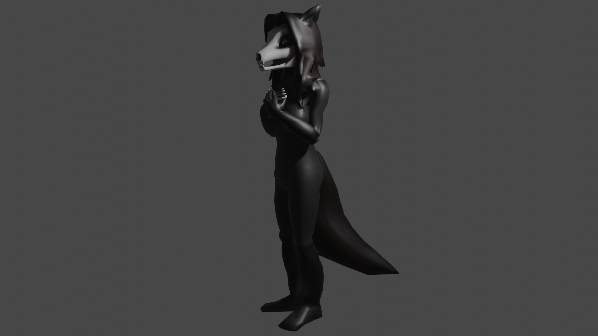 Design custom vrchat, furry, vtuber 3d anime model, 3d rendering