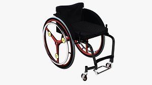 3d model of active wheelchair