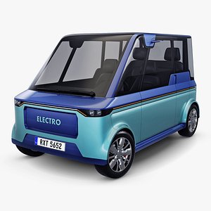 3D model Generic Compact City Car v 2