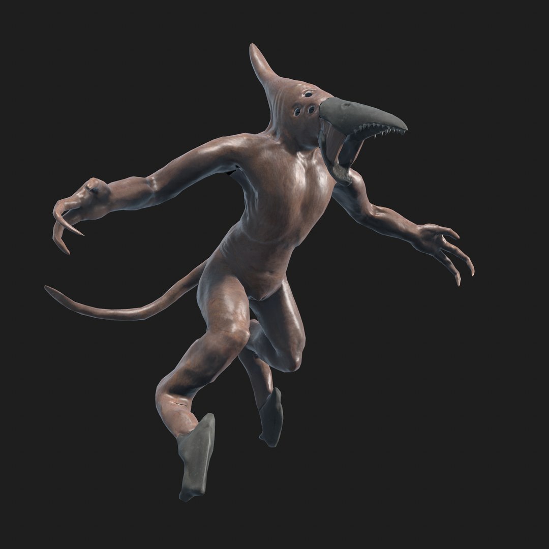 Birdman creature rig 3D - TurboSquid 1227875