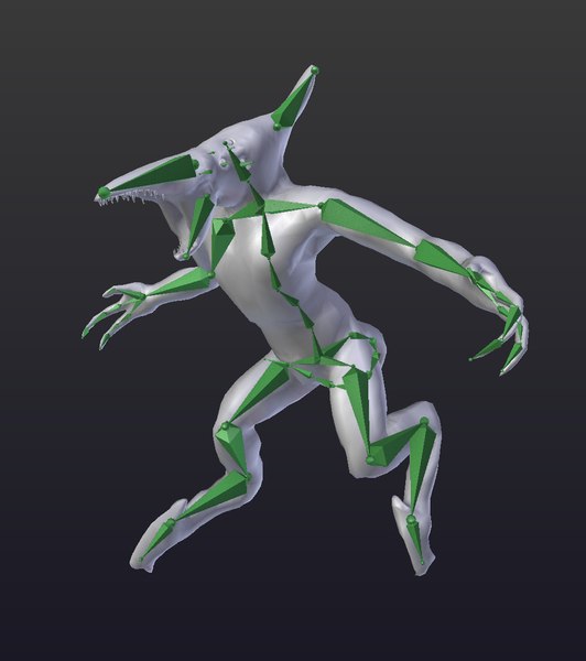 Birdman creature rig 3D - TurboSquid 1227875