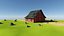 3D Barn Storage House Free 3D model