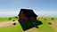 3D Barn Storage House Free 3D model