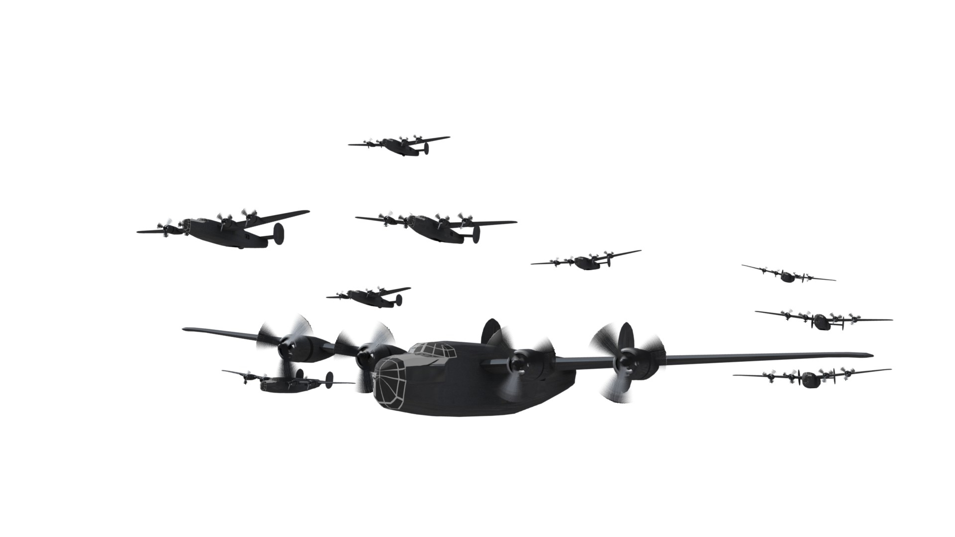 Free B-24 Liberator 3d Model