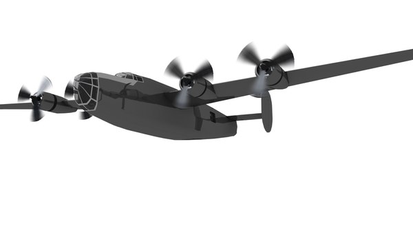 Free B-24 Liberator 3d Model