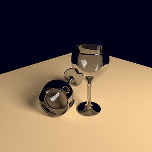 3d wine glasses