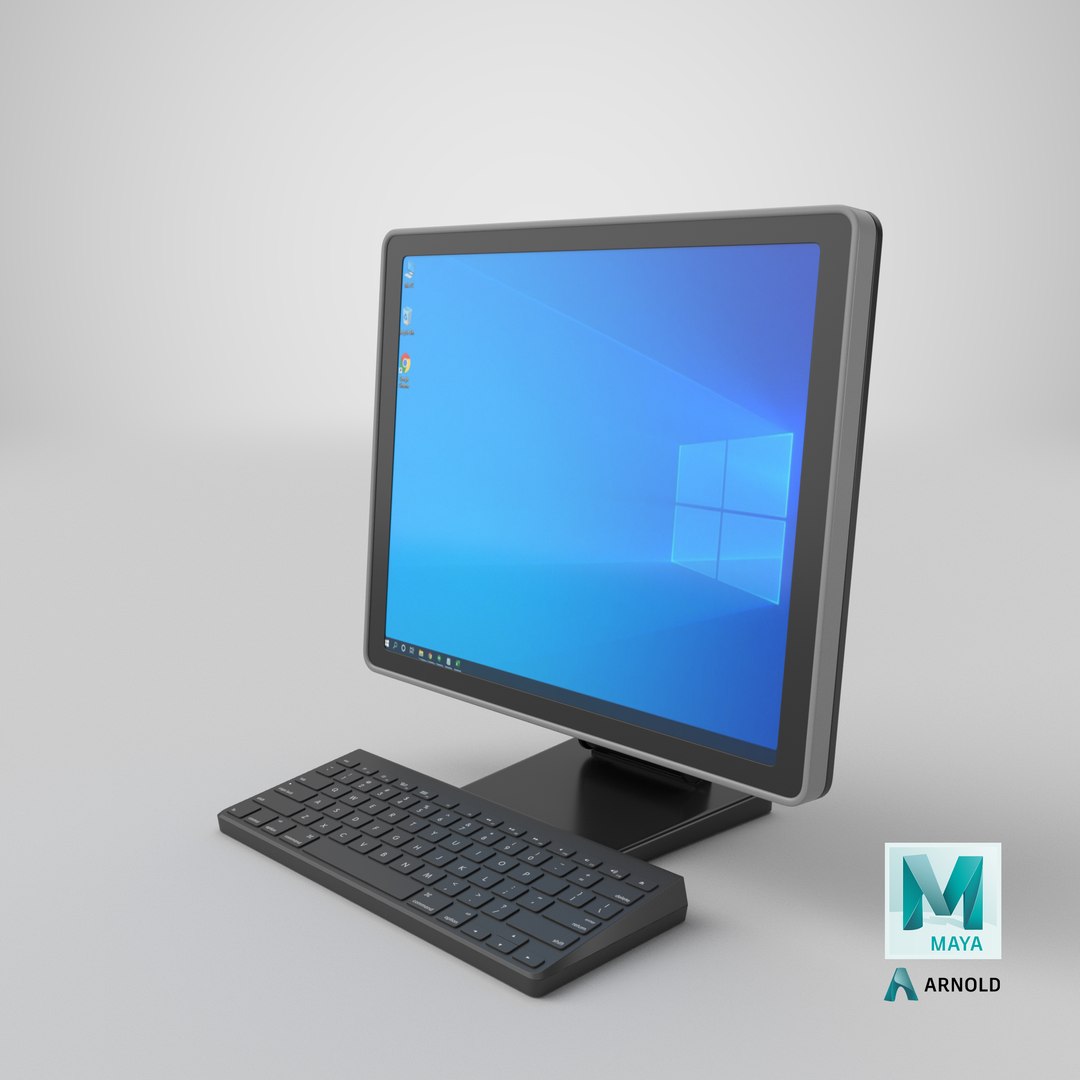 Real Computer Screen Monitor 3D Model - TurboSquid 1487808
