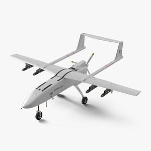 Iranian Drone Mohajer-6 White