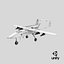 Irański dron Mohajer-6 biały
