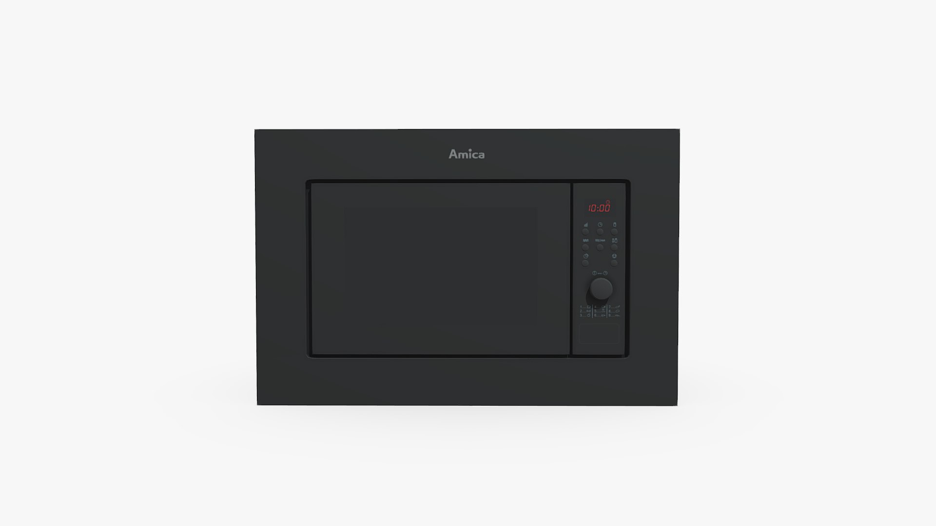 Microwave Amica AMGB20E2GB Black 3D Model - TurboSquid 2017652