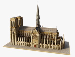 Notre Dame v2 3D model