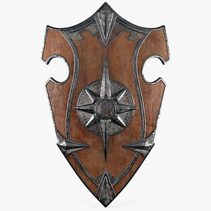 Medieval Shield 8K PBR Textures 3D model