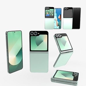 3D Samsung Galaxy Z Flip 6 mint