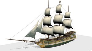 3D model Galleon