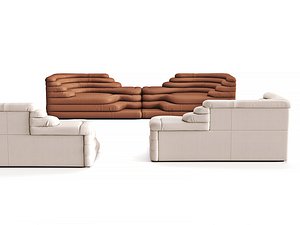 3D DS-1025 Terrazza Sofa Set 1 model