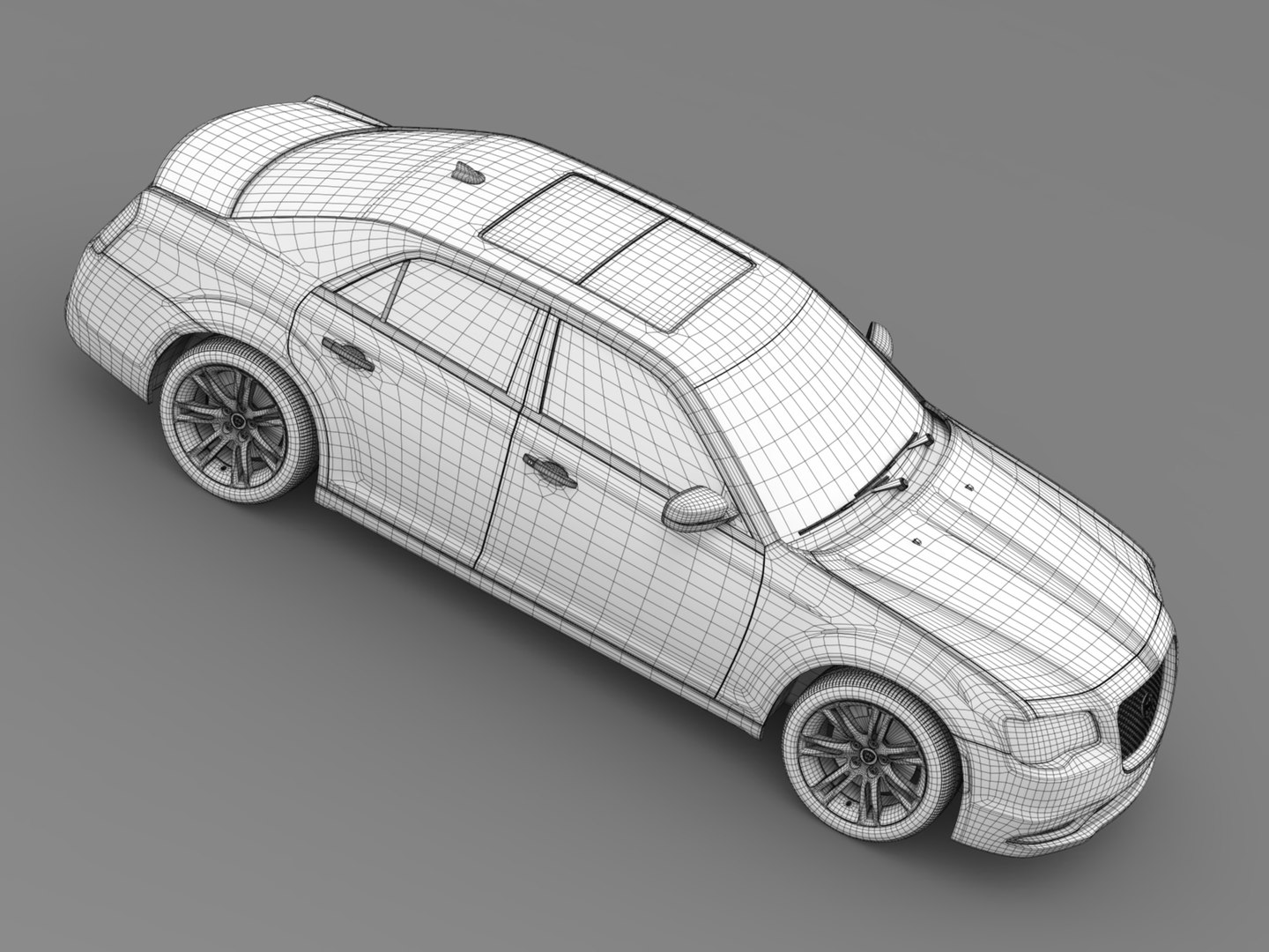 3d Model Lancia Thema 2016