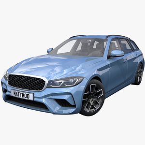 3D Generic Station Wagon