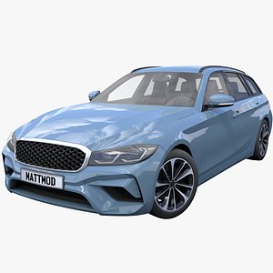 3D Generic Station Wagon