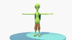 3D alien paul