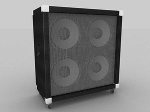 4x12 speaker cab 3d model