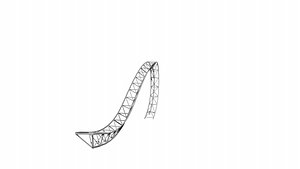 curved truss structure 3D