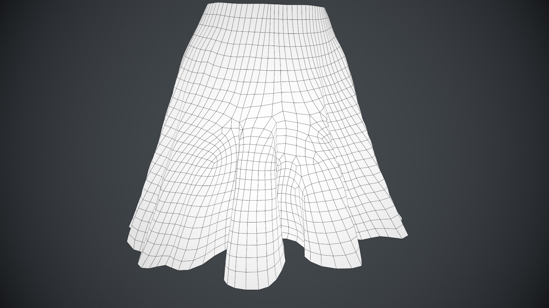 3D Female Brown Skirt Style 1 - TurboSquid 1927740