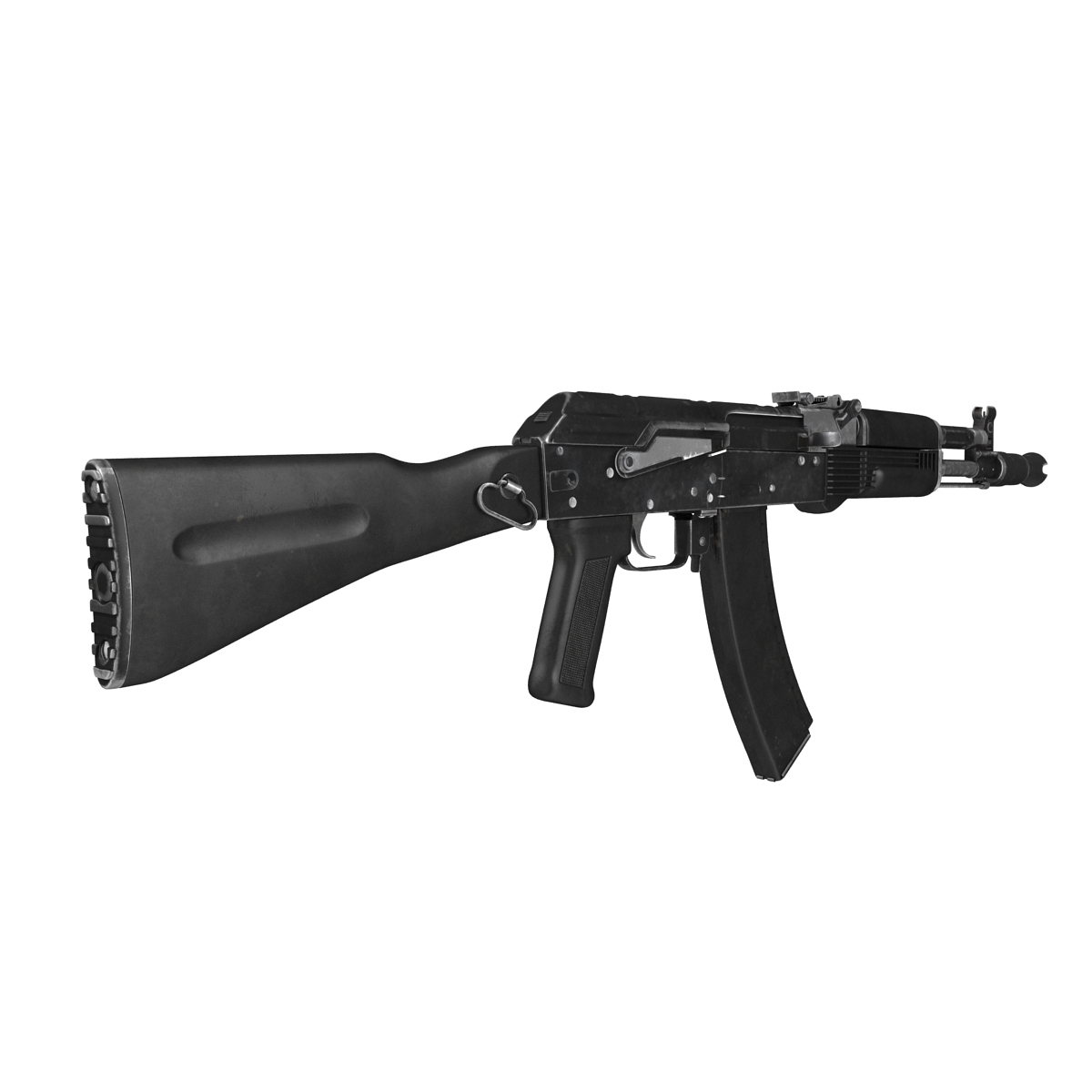 assault rifle ak 104 3d max