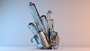 3D mineral crystals 1 model