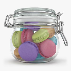 Macarons in a Glass Jar