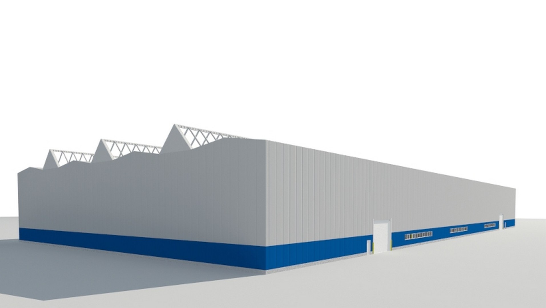 Industrial Building Model - TurboSquid 1267503