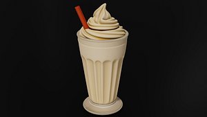 Thick Milkshake 3D model