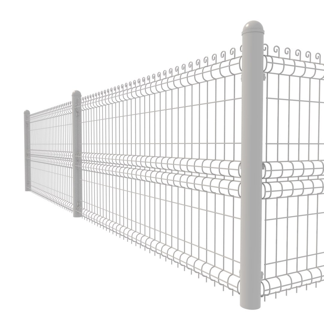 3D custom fence metal - TurboSquid 1235134