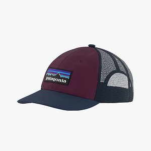 Patagonia P-6 Logo Trucker Hat Night Plum 3D model