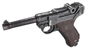 Luger P08 Pistol 3D model
