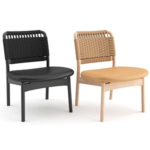 3D model chairs saga lounge ariake