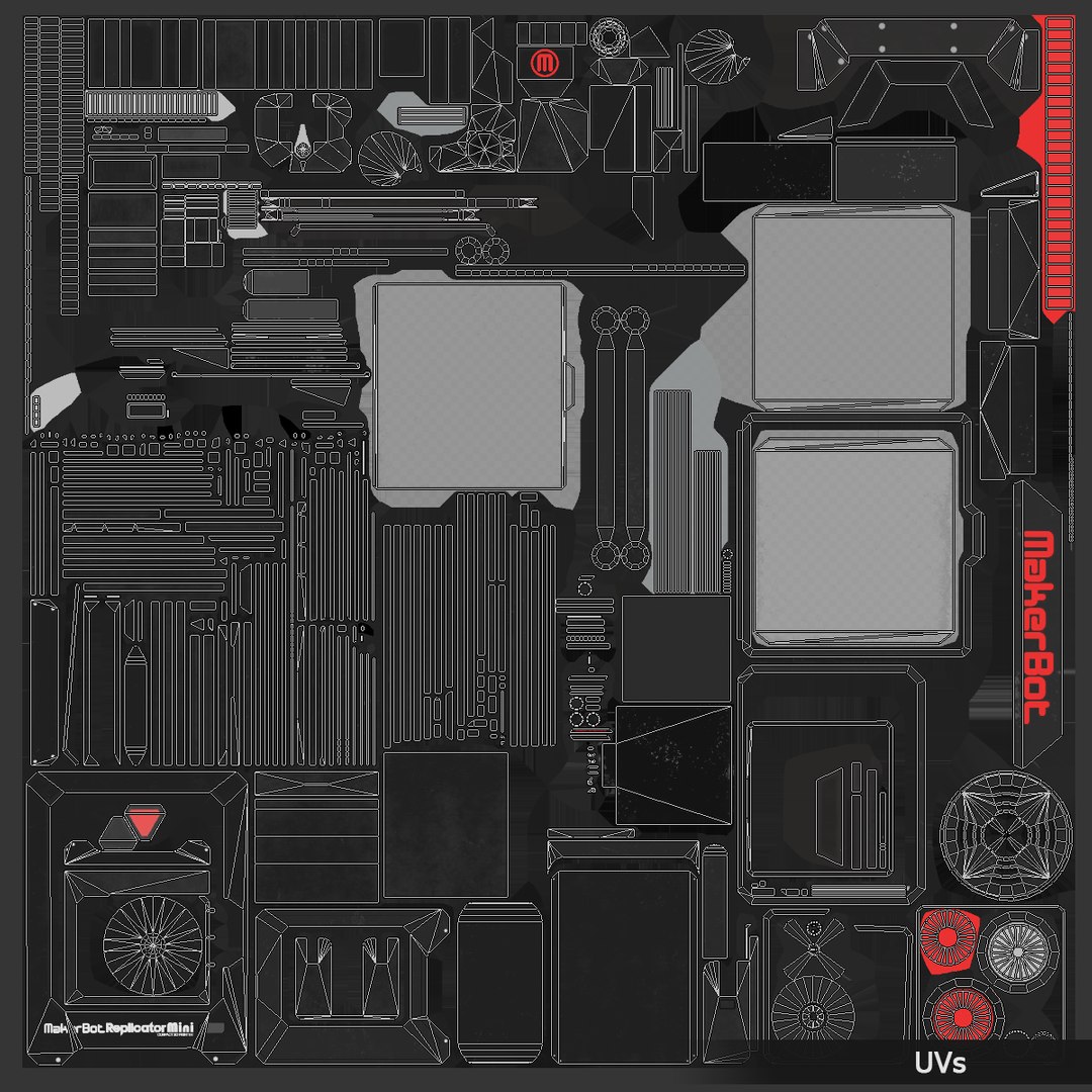 Maker Bot Mini Printer 3d Model