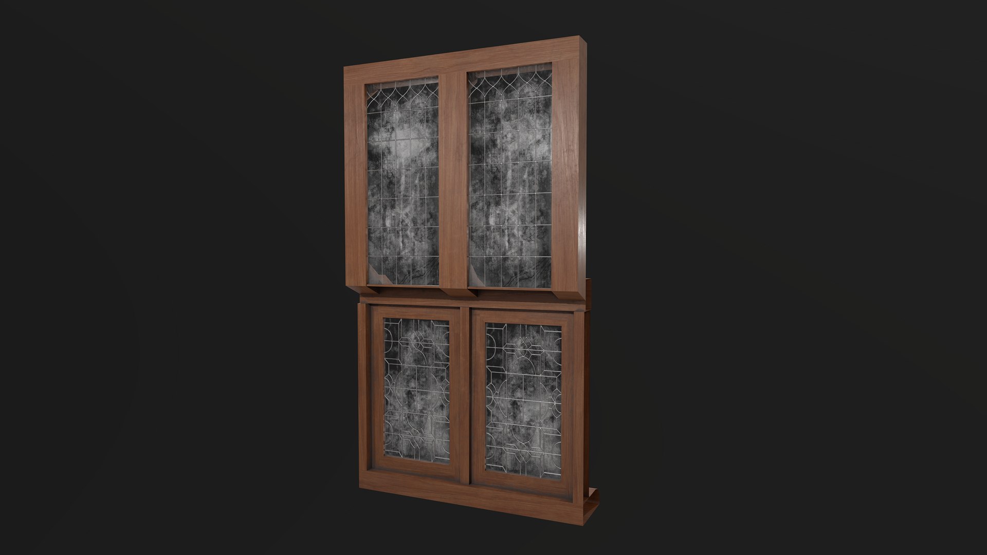 Window frame 3D model - TurboSquid 1446998
