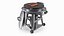Evo Residential Professional Grill Cart with Fried Sausages
