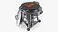 Evo Residential Professional Grill Cart with Fried Sausages