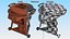 Evo Residential Professional Grill Cart with Fried Sausages