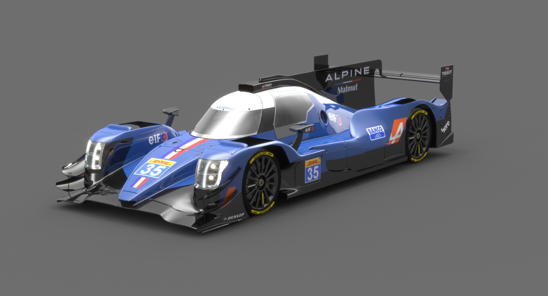 Signatech Alpine Matmut Lmp2 3D Model - TurboSquid 1197832