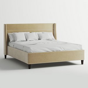 retro bed 3D model