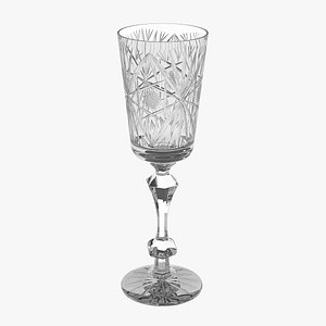 Champagne Engraved Glass
