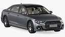 Audi A8L Horch Limousine Grey Rigged