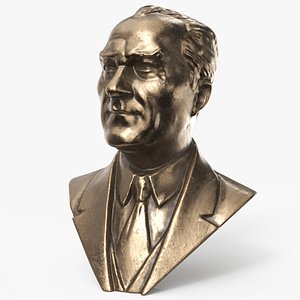 Bust Ataturk Bronze - PBR