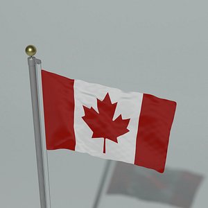 canada flag 3D model