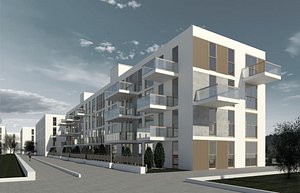 3D Residential building 04