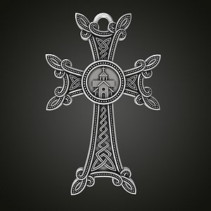 3D Armenian cross